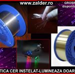 FIBRA OPTICA LA METRAJ TAVAN CER INSTELAT