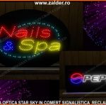 Starry sky ceilings in comercial places