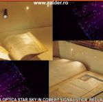 Starry sky ceilings in comercial places